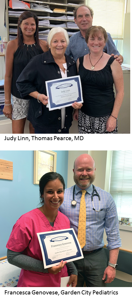 Practice Recognition Winners August 2019 Nepho